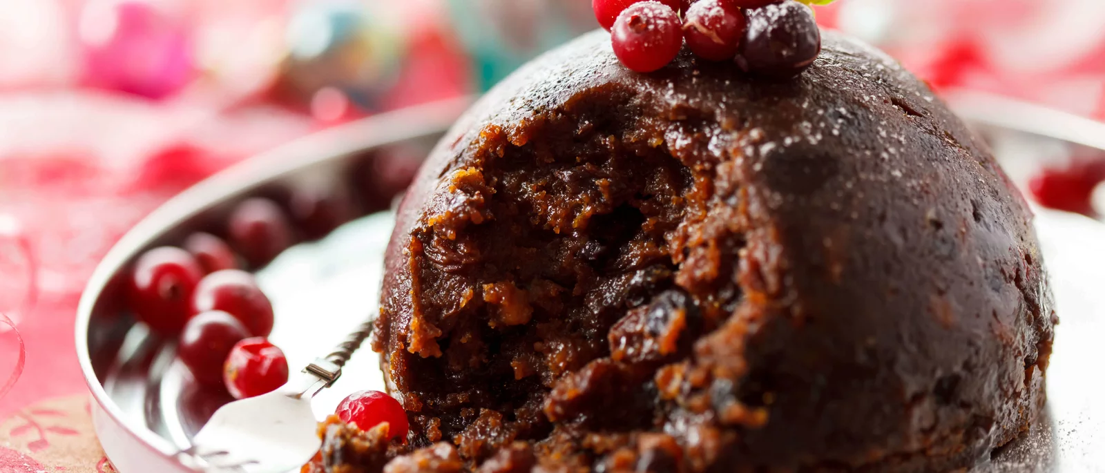 postre navideño Pudding de Navidad