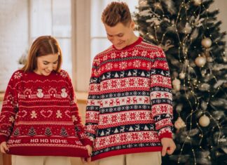 Los mejores suéteres navideños para parejas Los mejores suéteres navideños para parejas