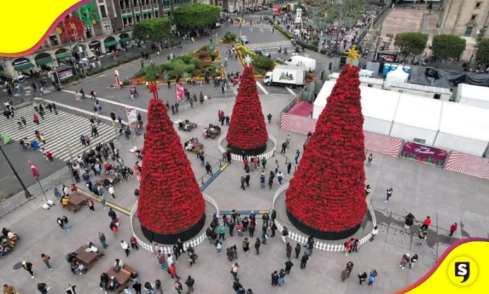 Verbena Navideña en Zócalo CDMX 2024