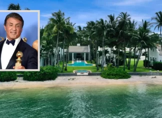 Silvester Stallone enfurece a los vecinos con una extraña barrera en una mansión de 35 millones de dólares en Palm Beach casa silvester stallone florida revista flow 3