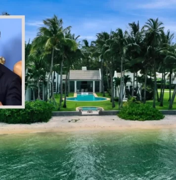 Silvester Stallone enfurece a los vecinos con una extraña barrera en una mansión de 35 millones de dólares en Palm Beach casa silvester stallone florida revista flow 3