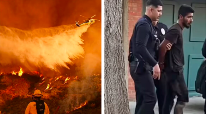 Acusan a mexicano inmigrante de iniciar incendio en California