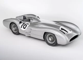 El Mercedes streamliner de 1955 podría batir récord en la F1 en una subasta El Mercedes streamliner de 1955 podría batir récord en la F1 en una subasta
