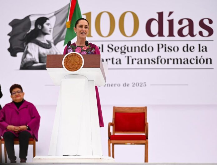 Informe 100 dias claudia sheinbaum