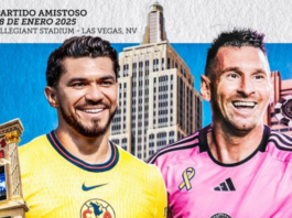 Club América vs Inter Miami: Boleto cuesta hasta 100 mil pesos Las Águilas, del técnico André Jardine, vuelan a Las Vegas para enfrentar en un juego amistoso al Inter de Miami de Lionel Messi, y el precio de los boletos también vuela alto, puesto que se venden en más de 16 mil pesos.