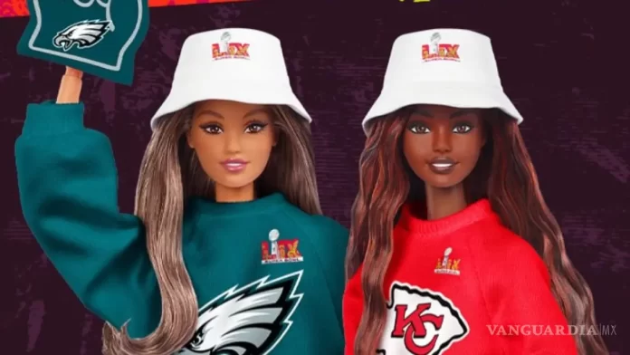 Mattel lanza la Barbie exclusiva del Super Bowl LIX