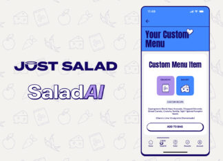 Just Salad lanza el generador de recetas «Salad AI» app just salad AI