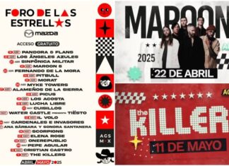 ¡The Killers, Maroon 5 y Scorpions lideran la Feria Nacional de San Marcos 2025!