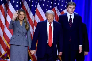 El candidato republicano a la Presidencia de EE.UU, Donald Trump, durante su intervención en Palm Beach, Florida.