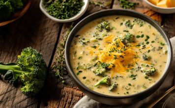 Receta de Sopa Cremosa de Brócoli y Queso: Confort en un Tazón Sopa Cremosa de Brócoli y Queso