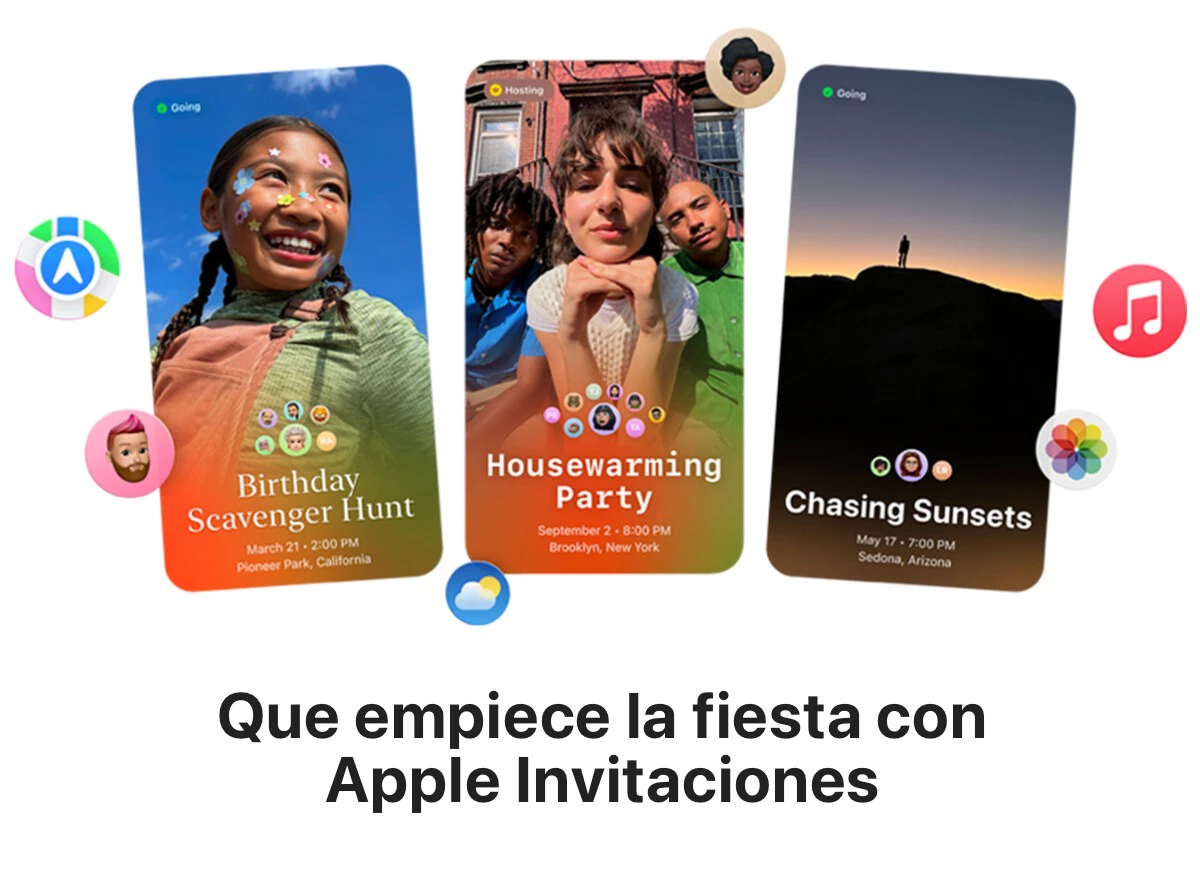 Apple lanza Invites su nueva app para crear invitaciones