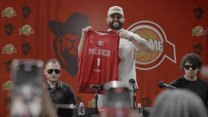 Carín León es nuevo patrocinador de la Selección Mexicana de Basquetbol