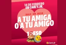 Carl’s Junior celebra el amor con hamburguesas gratis este 14 de febrero Carl’s Junior celebra el amor con hamburguesas gratis este 14 de febrero