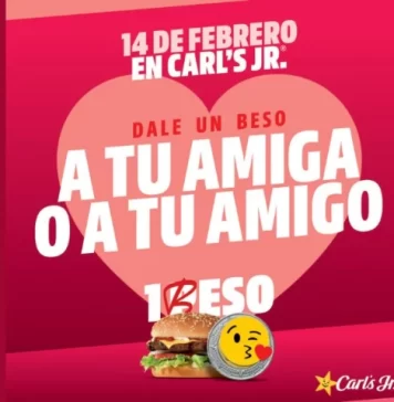 Carl’s Junior celebra el amor con hamburguesas gratis este 14 de febrero Carl’s Junior celebra el amor con hamburguesas gratis este 14 de febrero