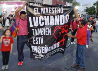 Maestros de Baja California Sur rechazan la reforma al ISSSTE 2025 Maestros de Baja California Sur rechazan la reforma al ISSSTE 2025