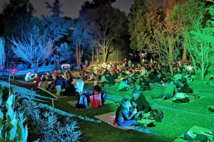 Picnic nocturno de San Valentín en Chapultepec