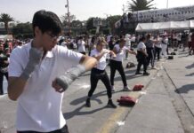 Clase Nacional de Box en el Zócalo Clase Nacional de Box en el Zócalo