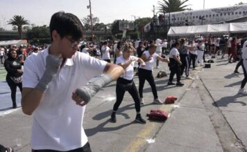 Clase Nacional de Box en el Zócalo Clase Nacional de Box en el Zócalo