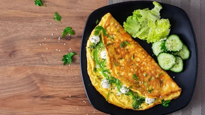 Desayuno saludable Aprende a hacer una tortilla francesa sin aceite en minutos