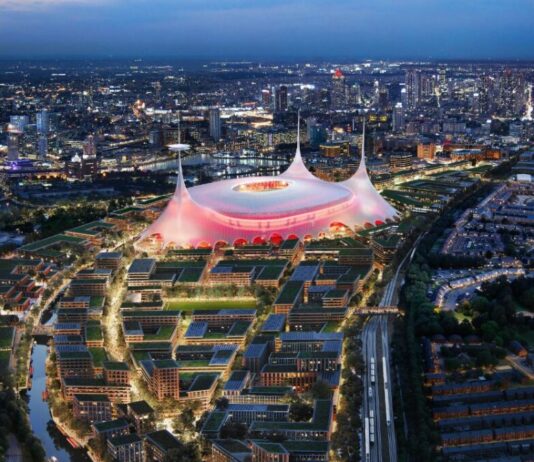 Manchester United presenta nuevo estadio para 100 mil aficionados Manchester United presenta nuevo estadio para 100 mil aficionados