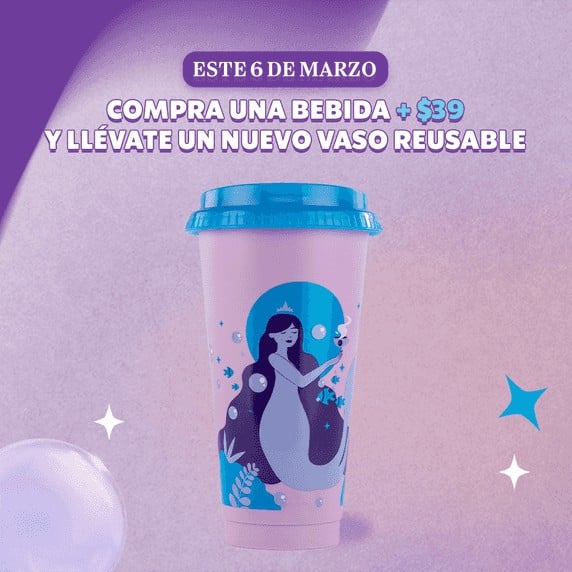 Vaso de Starbucks del día de la mujer 2025