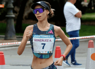 La marchista mexicana Alegna González conquista oro La marchista mexicana Alegna González conquista oro