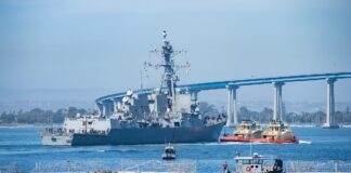 Llega a Veracruz el buque de guerra USS Gravely del gobierno de Trump Llega a Veracruz el buque de guerra USS Gravely del gobierno de Trump