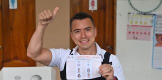 Noboa gana las elecciones en Ecuador y su rival correísta denuncia fraude Noboa gana las elecciones en Ecuador y su rival correísta denuncia fraude
