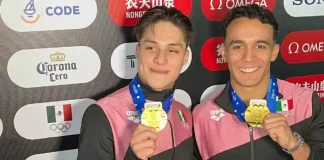 Osmar Olvera y Juan Celaya ganan oro en Mundial de Clavados Osmar Olvera y Juan Celaya ganan oro en Mundial de Clavados