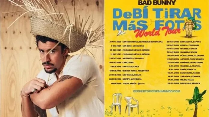 Bad Bunny va por el récord de Shakira en el Estadio GNP Bad Bunny va por el récord de Shakira en el Estadio GNP
