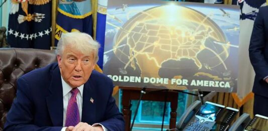 Trump anuncia la construcción de un «domo dorado» para EU Trump anuncia la construcción de un domo dorado para EU