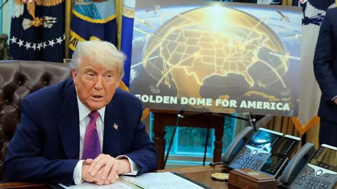 Trump anuncia la construcción de un domo dorado para EU