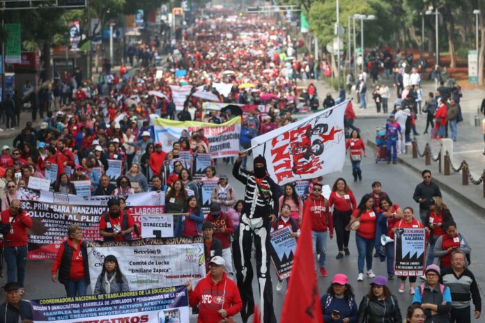 fracasa frente del CNTE con Sheinbaum fracasa frente del CNTE con Sheinbaum