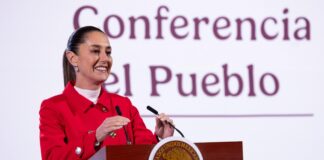 «Mexicanos son honestos y trabajadores”: Sheinbaum lleva mensaje de orgullo a Landau