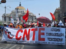 CNTE reanuda diálogo con el Gobierno Federal en medio de protestas en CDMX Por: Abril Delgado