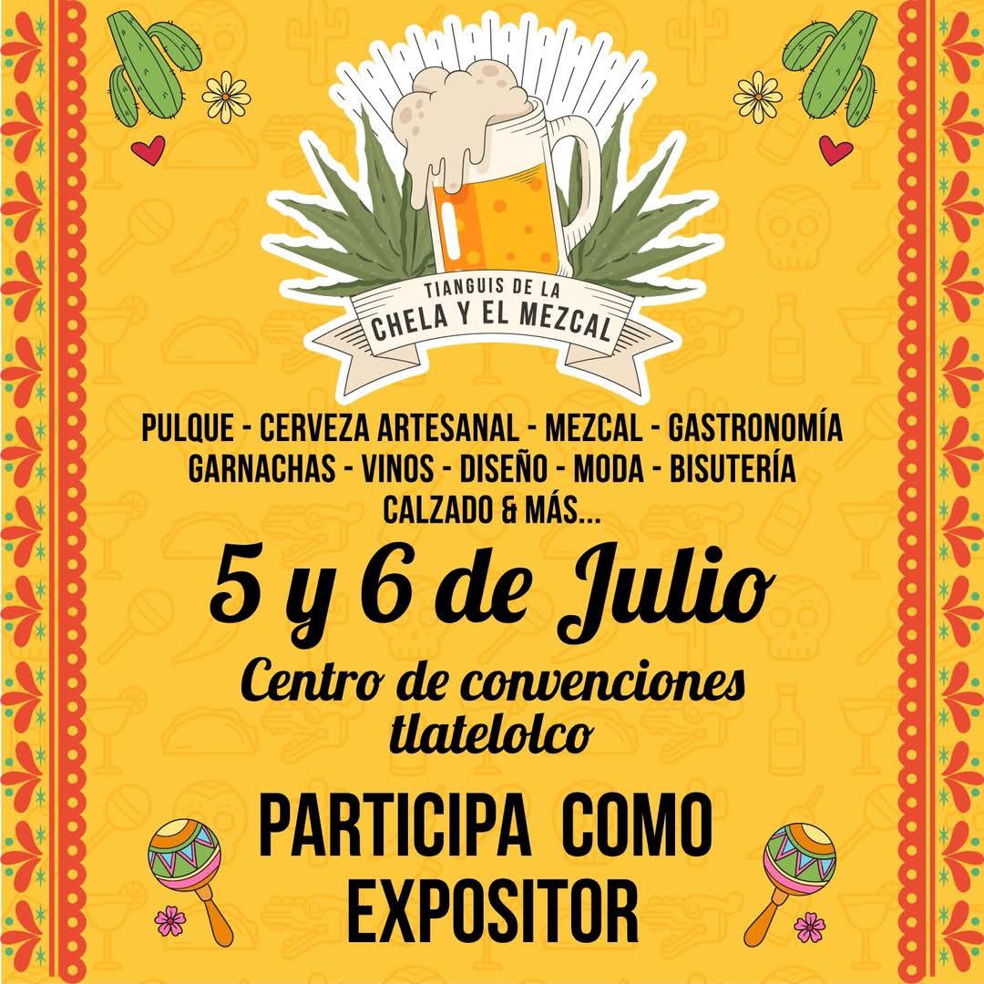 Tianguis de la Chela y el Mezcal 2025 en Tlatelolco