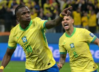Brasil clasifica al Mundial 2026 con gol de Vinícius y debuts de Ancelotti