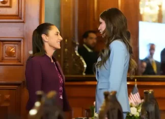 Sheinbaum desmiente acusaciones de Noem; llama a diálogo y calmo entendimiento noem y sheinbaum en disputa