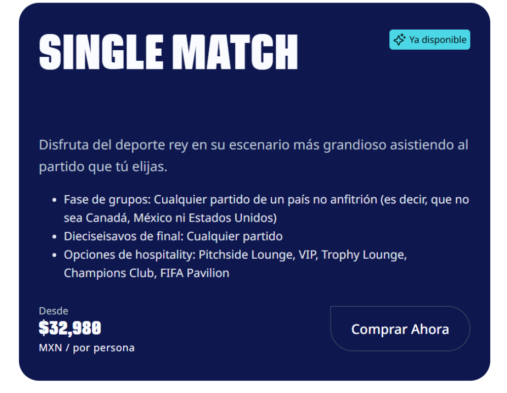 Boletos Mundial 2026 fechas de venta y precios