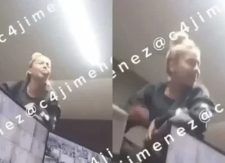 Extranjera escupe y agrede a guardias de seguridad en CDMX Extranjera escupe y agrede a guardias de seguridad en CDMX