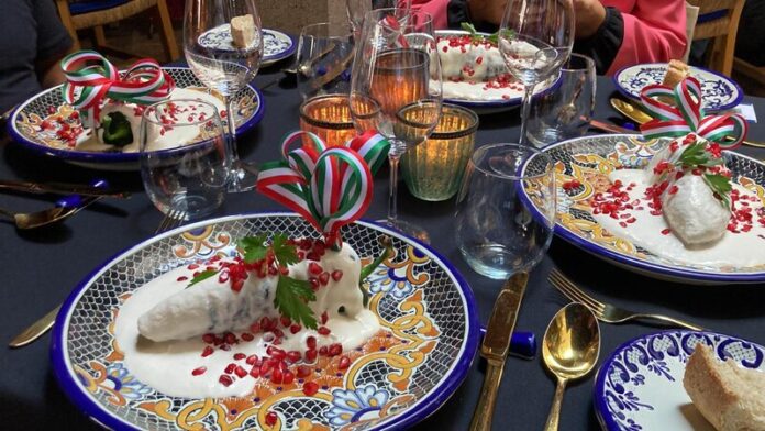 Festival del Chile en Nogada cerca de la CDMX