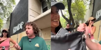 Luisito Comunica confronta a mujer que lo atacó mientras grababa video sobre marcha contra la gentrificación Luisito Comunica confronta a mujer que lo atacó mientras grababa video sobre marcha contra la gentrificación