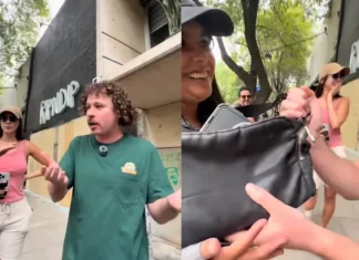 Luisito Comunica confronta a mujer que lo atacó mientras grababa video sobre marcha contra la gentrificación Luisito Comunica confronta a mujer que lo atacó mientras grababa video sobre marcha contra la gentrificación