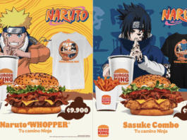 ¿Qué trae el combo Naruto en Burger King?