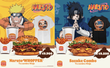 ¿Qué trae el combo Naruto en Burger King?