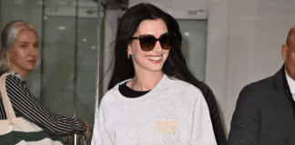 Anne Hathaway redefine el verano 2025: jeans cut‑out elegantes y ultracool