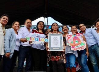 Actopan hace historia con el Récord Guinness a la línea de tacos de barbacoa más larga del mundo record guiness actopan barbacoa