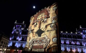 “Memoria Luminosa: videomapping gratuito revive 700 años de Tenochtitlan en el Zócalo”