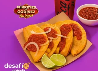 Combo godín de Cinépolis incluye orden de tacos de canasta