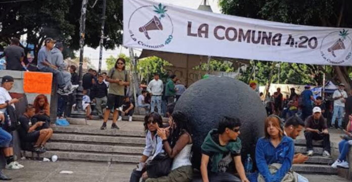 Desmantelan campamento 420 del Metro Hidalgo